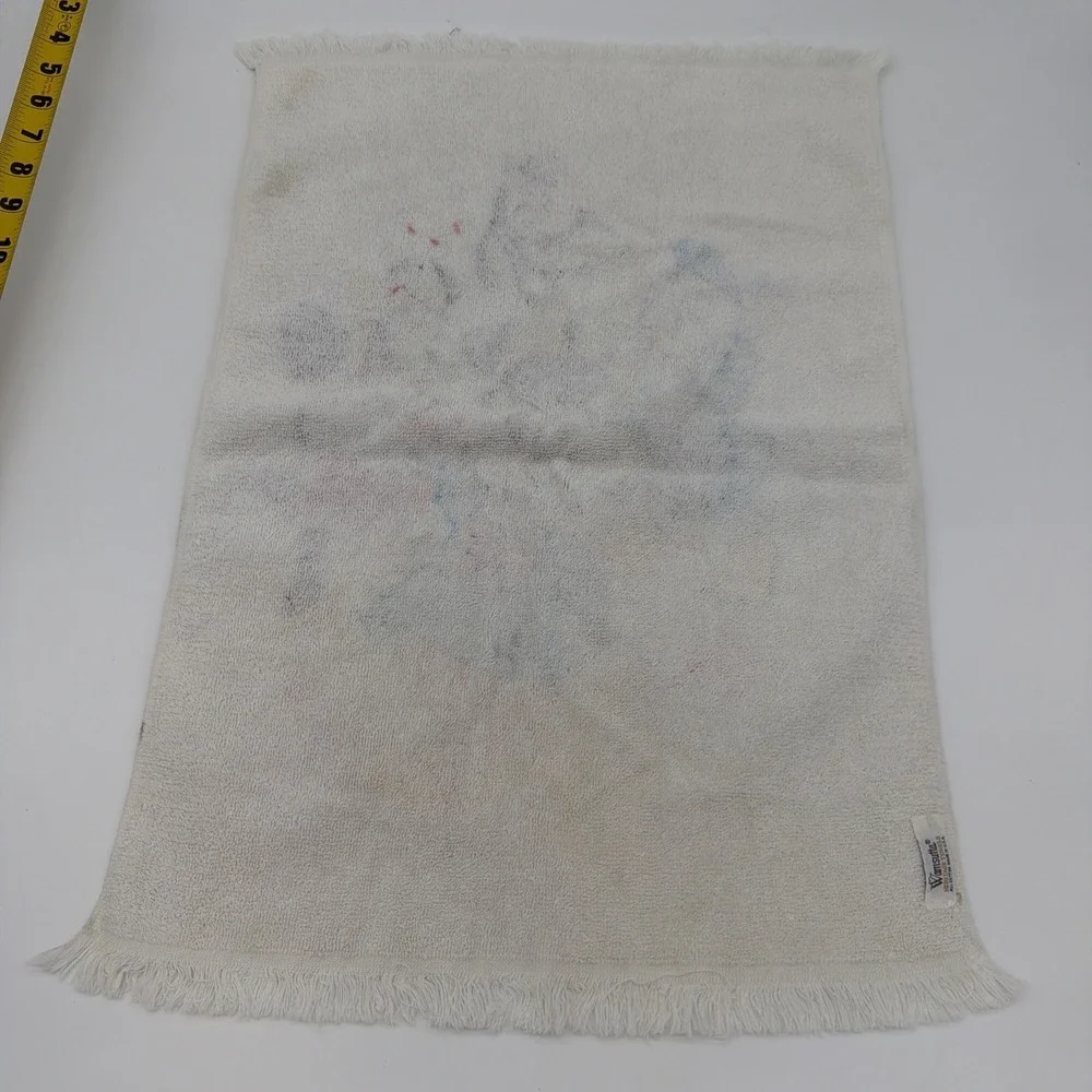 Wamsutta Vintage Disney Bath Towel Set Mickey Mouse 70's Minnie Pluto